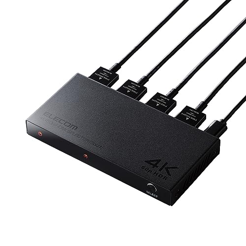 Amazon.co.jp: エレコム HDMI切替器 (セレクター) 3入力1出力 4K(4096